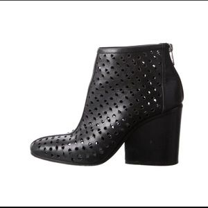 Hermes Leather Lasercut Accents Boots - image 1